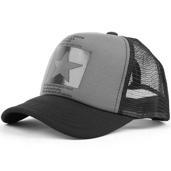 Gorra Trucker en Gris Negro | 1060717453062