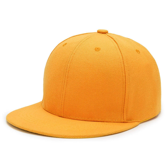 Gorra de Visera Plana en Naranja | 824188455189