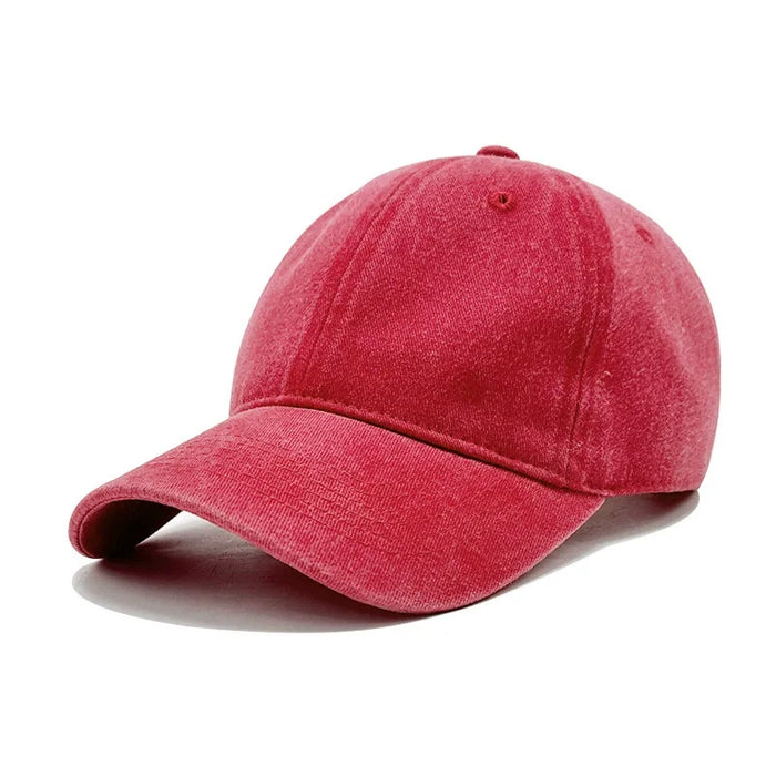 Gorra Dad Cap Vintage Deslavada en Rojo | HA2108002