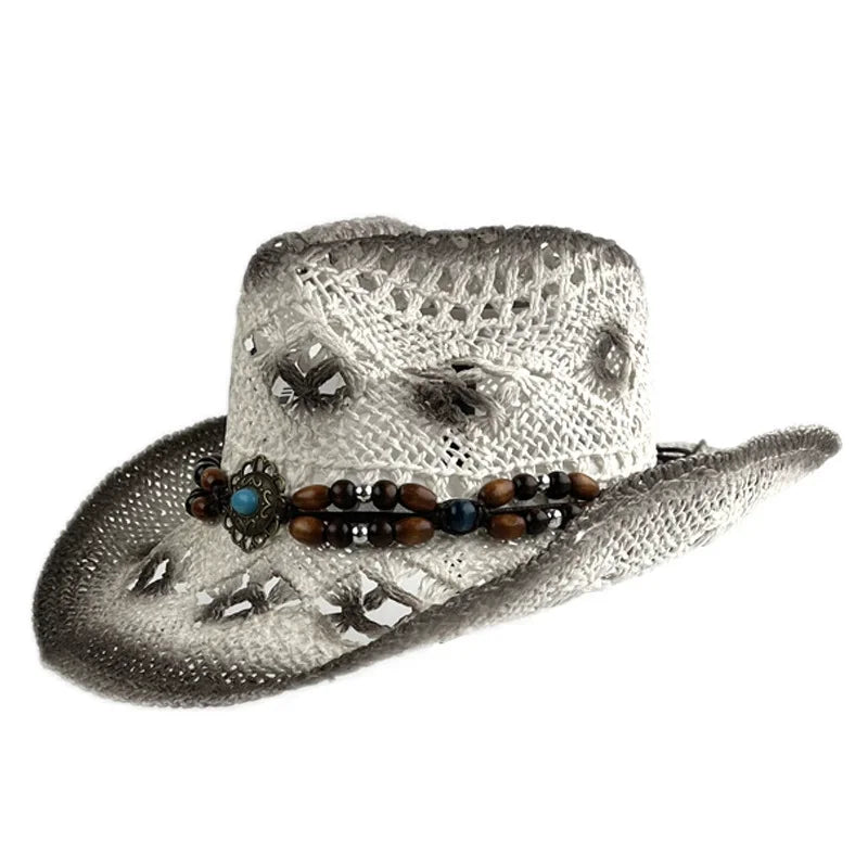 Sombrero Vaquero con Estampado Animal en Gris Plata | HA2204031
