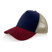 Gorra Trucker con Frente Liso en Negro | HA2206067
