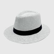 Sombrero Fedora de Paja con Banda en Marron | HA2504002