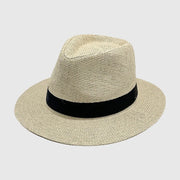 Sombrero Fedora de Paja con Banda en Marron | HA2504002