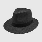 Sombrero Fedora de Paja con Banda en Marron | HA2504002