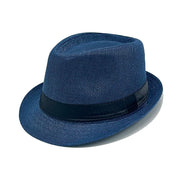 Sombrero Fedora de Paja Texturizado en Marron Oscuro | HA2504094