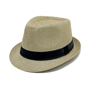 Sombrero Fedora de Paja Texturizado en Marron Oscuro | HA2504094