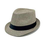 Sombrero Fedora de Paja Texturizado en Marron Oscuro | HA2504094
