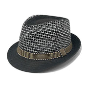 Sombrero Fedora de Paja con Banda en Beige Claro | HA2504272