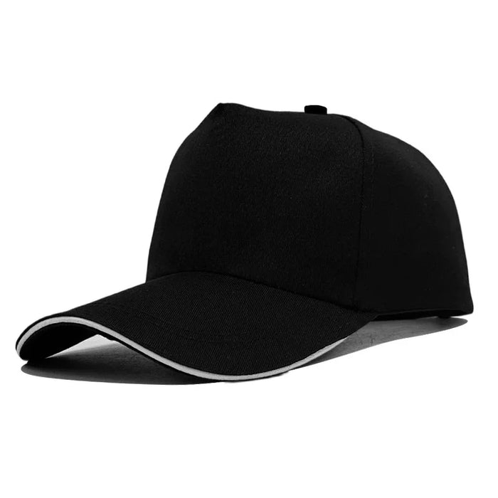 Gorra Trucker con Visera Ribeteada en Negro | HA2506203