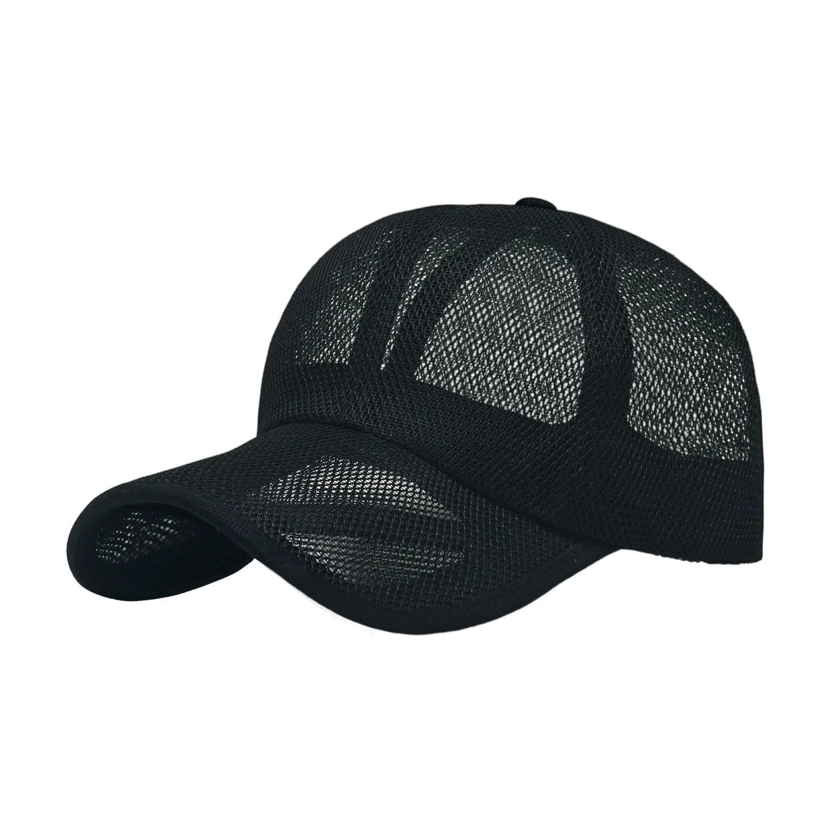 Gorra Trucker de Malla Completa en Negro | HA26041820