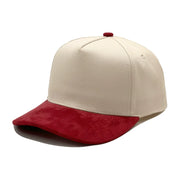 Gorra de Béisbol con Visera en Contraste en Beige Negro | HA26052314