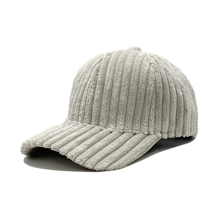 Gorra de Béisbol de Pana Personalizable en Gris Claro | HA26062952